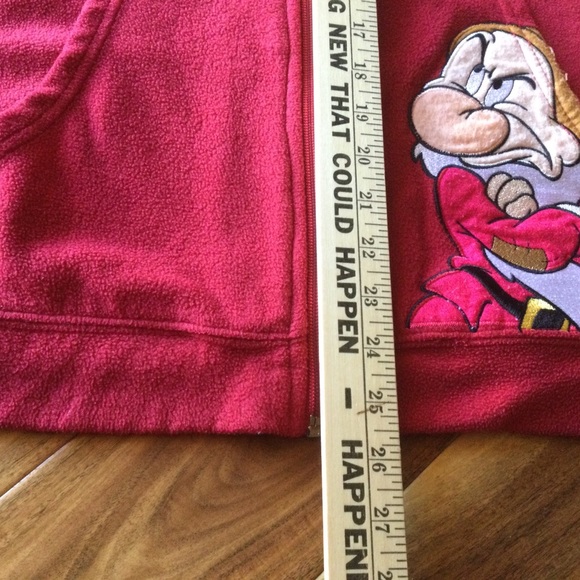 ✔️Disney Grumpy Zip Fleece Woman’s Size 1X - Picture 6 of 7